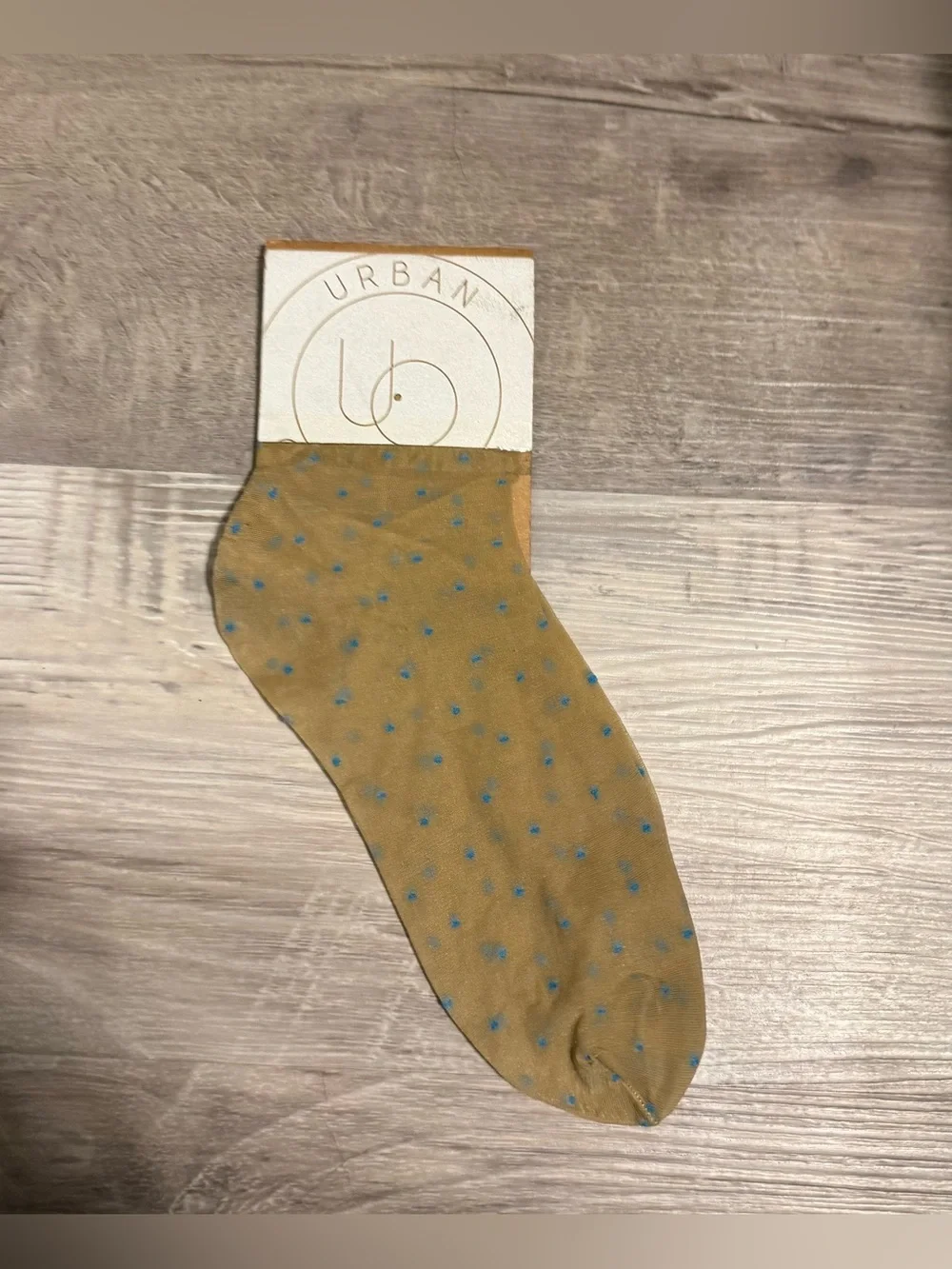 Urban Outfitters .These are sheer socks from Urban Outfitters featuring a small